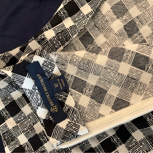Brooks Brother Gingham Dress Size 12 - Picture 5 of 7